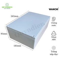 Hộp Nhựa ABS 265x185x95mm Wanchi