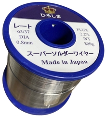 Chì hàn Thiếc hàn Nhật Bản JAPAN - HIROSIMA Size 0.8mm Cuộn 800gr