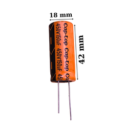 Tụ Lọc Nguồn 150uf 450V DC tụ hóa Cap-Top mới