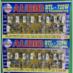Mạch công suất BTL 720w 16 sò của Hảo My ( 1 mạch, 1 kênh )