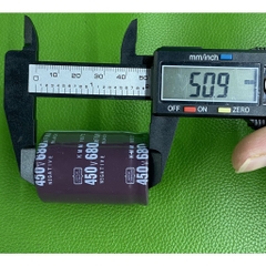 Tụ lộc nguồn 680uF 450V DC (35x50mm)-giao ngẫu nhiên màu Đen hoặc màu Nâu