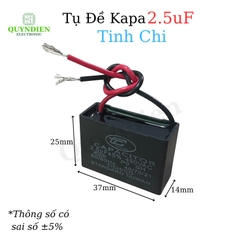 Tụ Đề Kapa 2.5uF ±5% 450VAC Tinh Chi