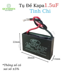Tụ Đề Kapa 1.5uF ±5% 450VAC Tinh Chi