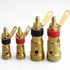 Trạm Loa Nhấn Vàng Loại Nhỏ 33mm Đỏ/Đen