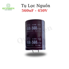 Tụ Lọc Nguồn 560uF 450V – Tụ Hóa Cho Thiết Bị Điện Tử