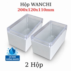 Hộp Nhựa ABS WANCHI 200x120x110mm Trắng Trong