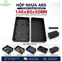 Hộp Nhựa ABS WANCHI 146x80x50mm Màu Đen