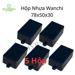 Hộp Nhựa ABS WANCHI 78x50x30mm Màu Đen