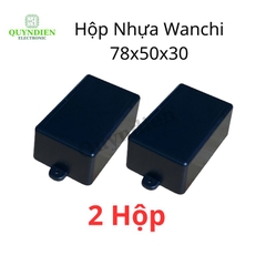Hộp Nhựa ABS WANCHI 78x50x30mm Màu Đen