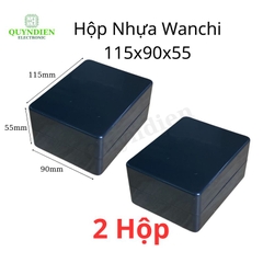 Hộp Nhựa ABS WANCHI 115x90x55mm Màu Đen
