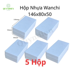 Hộp Nhựa ABS WANCHI 146x80x50mm 2fet Màu Trắng