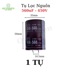 Tụ Lọc Nguồn 560uF 450V – Tụ Hóa Cho Thiết Bị Điện Tử