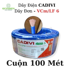 Dây điện đơn mềm Cadivi VCm/ LF6 600V Chịu Tải Cao Chịu Nhiệt Tốt