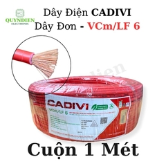 Dây điện đơn mềm Cadivi VCm/ LF6 600V Chịu Tải Cao Chịu Nhiệt Tốt
