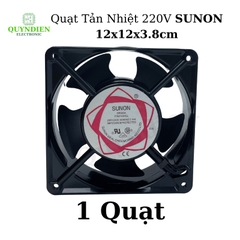 Quạt Hút Mùi, Quạt Tản Nhiệt Thông Gió 12x12x3.8cm 220V SUNON