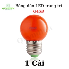 Bóng đèn LED trang trí G45Đ (màu đỏ)