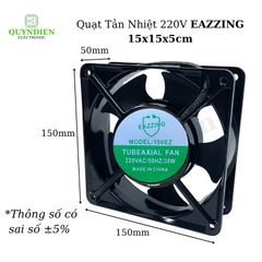 Quạt Tản Nhiệt Thông Gió 15x15x5cm 220V/38W EAZZING -VUÔNG