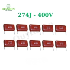 Tụ Kẹo Nâu Đỏ 274J 400V 0.27uF