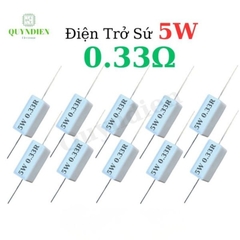 Điện Trở Sứ Nằm 5W - 0.33R