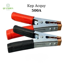 Kẹp Bình Ắc Quy 500A Thép Không Gỉ Đỏ Đen
