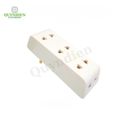 Đầu Nối Thông Minh Cổ Xoay 5 Cửa P25 Trắng
