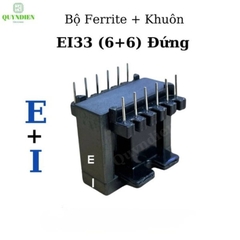 Lõi Biến Áp Xung EI33 Khuôn Đứng (6+6 Chân)