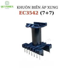 Khuôn Biến Áp EC3542 Tròn Đứng (7+7 Chân)