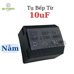 Tụ Bếp Từ 10uF 275VAC 400VDC Nằm Xát lớn
