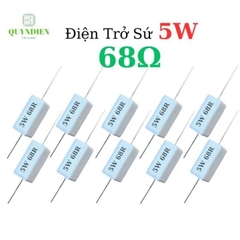 Điện Trở Sứ Nằm 5W - 68R