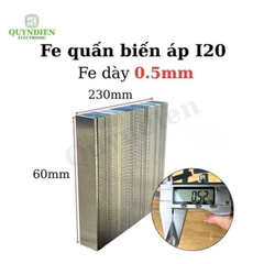 Fe Sắt Silic I20 0.5mm - 60mm Lá Dày - 1Kg