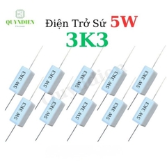 Điện Trở Sứ Nằm 5W - 3K3