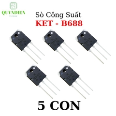 Transistor B688 KEC Lưng Đồng Mạ Niken Loại Mới