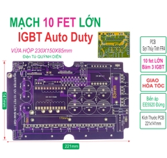 PCB bo mạch kích điện 10 fet LỚN băm IGBT + Kèm Dao động KA3525
