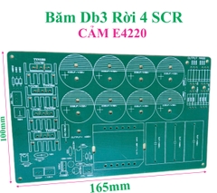 PCB băm LC db3 rời 4 SCR (165x100mm)