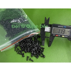 Ốc vít 3mm dài 11mm ĐEN ( túi 1Kg = 1000 gam)