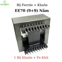 Lõi Biến Áp Xung EE70 Nằm (9+9) Chân