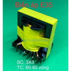 Biến áp xung quấn mới EE3542 đứng