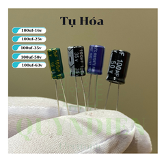 Tụ Hóa 100uf - 35V Màu ngẫu nhiên