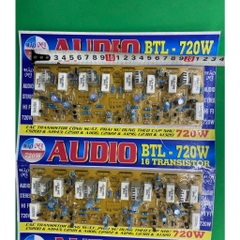 Mạch công suất BTL 720w 16 sò của Hảo My ( 1 mạch, 1 kênh )