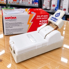 Cầu Dao Đế Sứ 1 Pha 2P 600V Cực Đúc SOPOKA