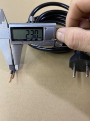 Dây nguồn lõi đồng dài 2m, 3m, 5m dùng cho máy khoan, máy cưa, máy cắt,...v.v...