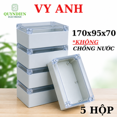 Hộp Nhựa Vy Anh 170x95x70mm Màu Trắng