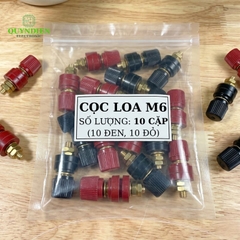 Cọc Loa M6 Đỏ Đen