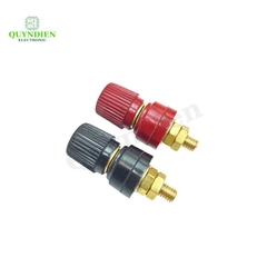 Cọc Loa M6 Đỏ Đen - 1 Cặp