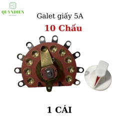 Công tắc xoay galet 10 vị trí (10 Chấu), có kèm núm vặn