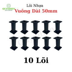 Lõi Nhựa Vuông Dài 50mm Quấn Cuộn Cảm Phân Tần Loa - Màu Đen