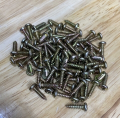 Ốc Vít Nhọn M3 Đinh Ốc Ren Xoắn 3ly Dài 8mm, 14mm - Ốc Màu Vàng
