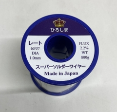 Chì hàn Thiếc hàn Japan Nhật Bản - Hirosima nhẹ lửa Size 1.0m Cuồn 800g (cả lô nhựa)