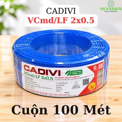 Dây Điện Đôi Mềm Cadivi VCmd/LF 2x0.5