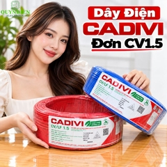 Dây điện CADIVI đơn Lõi 7 Sợi CV1.5